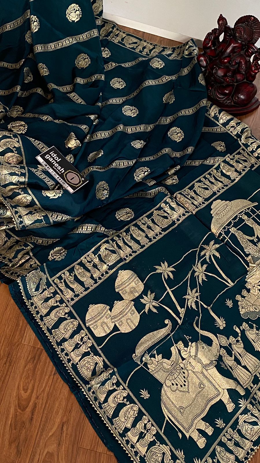 IG3717 pure munga silk pattu 