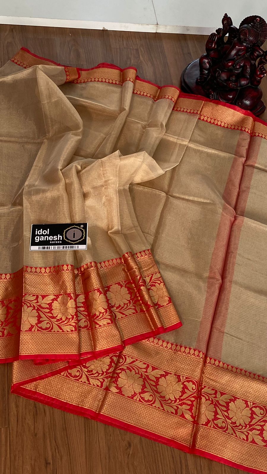 IG3718 pure handloom Kanchi tissue