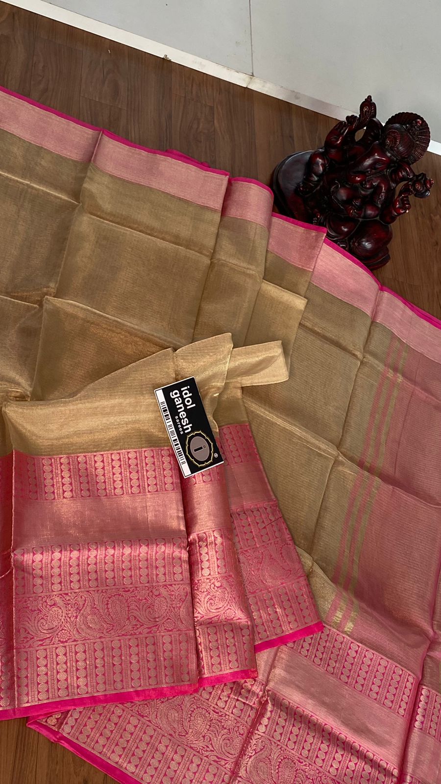 IG3719 pure handloom Kanchi tissue 4,290/-