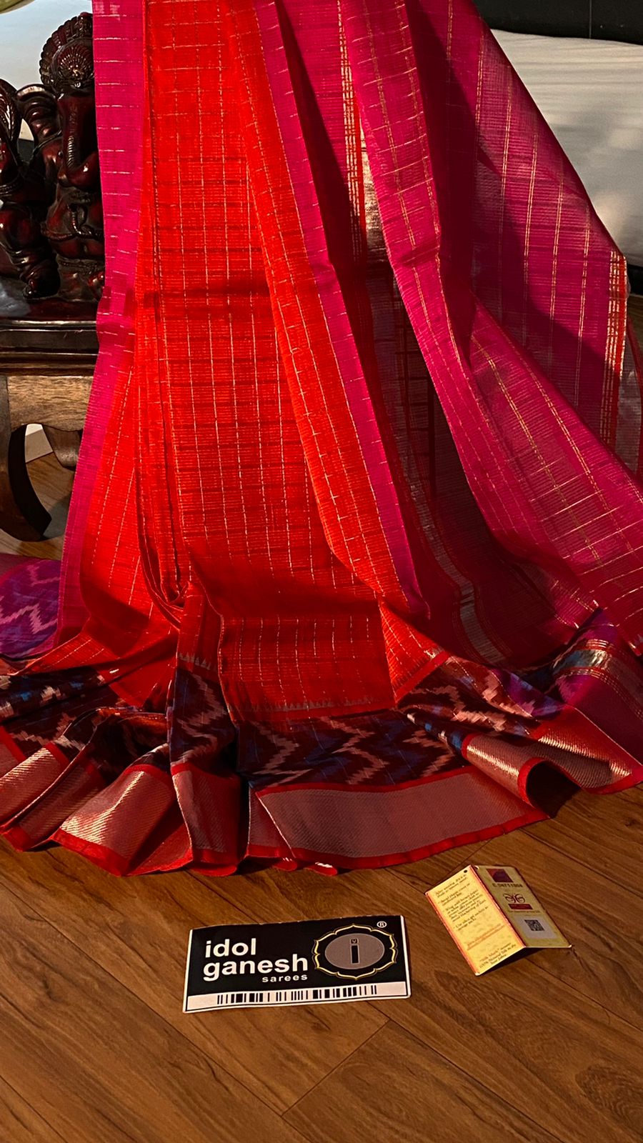 IG3895 Pure handloom pattu with authentic cotton IG3895 Pure handloom pattu with authentic cotton