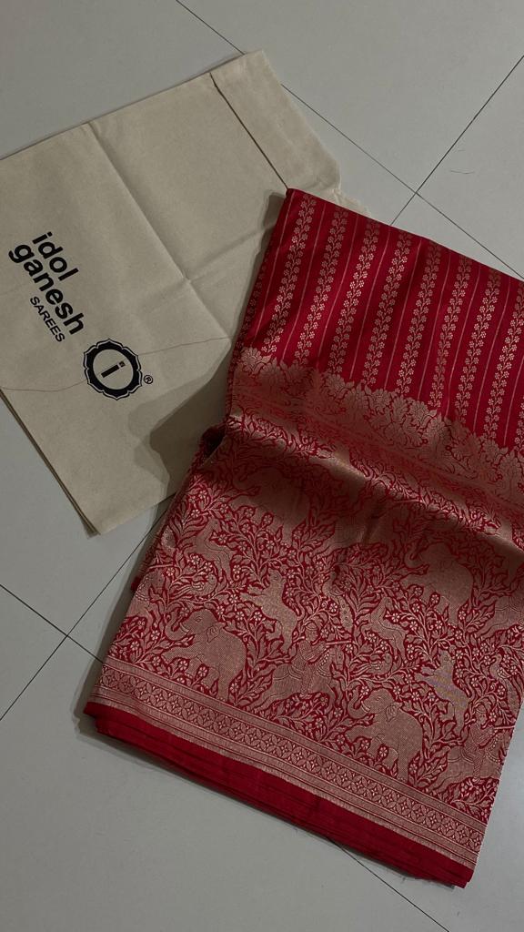 IG3914 Pure handloom kathan pattu 