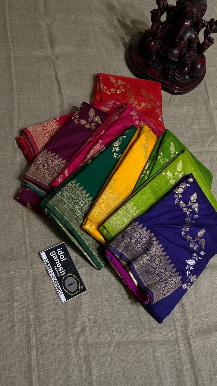 IG3950 lite weight soft dupion pattu