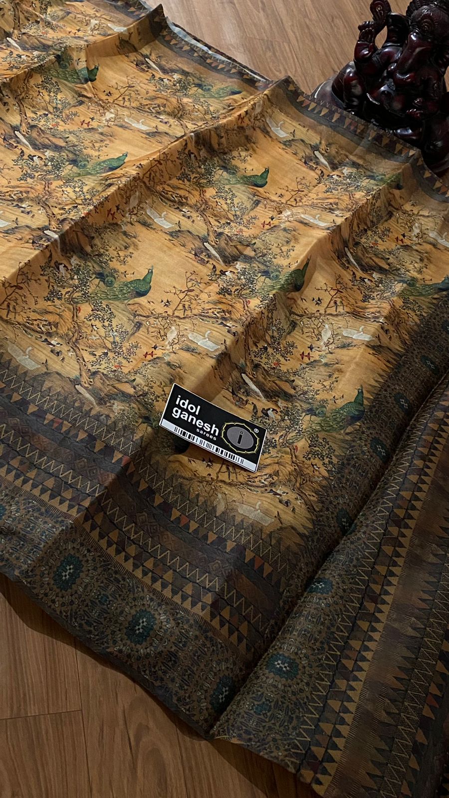 IG3951 Lite weight viscose tussar  
