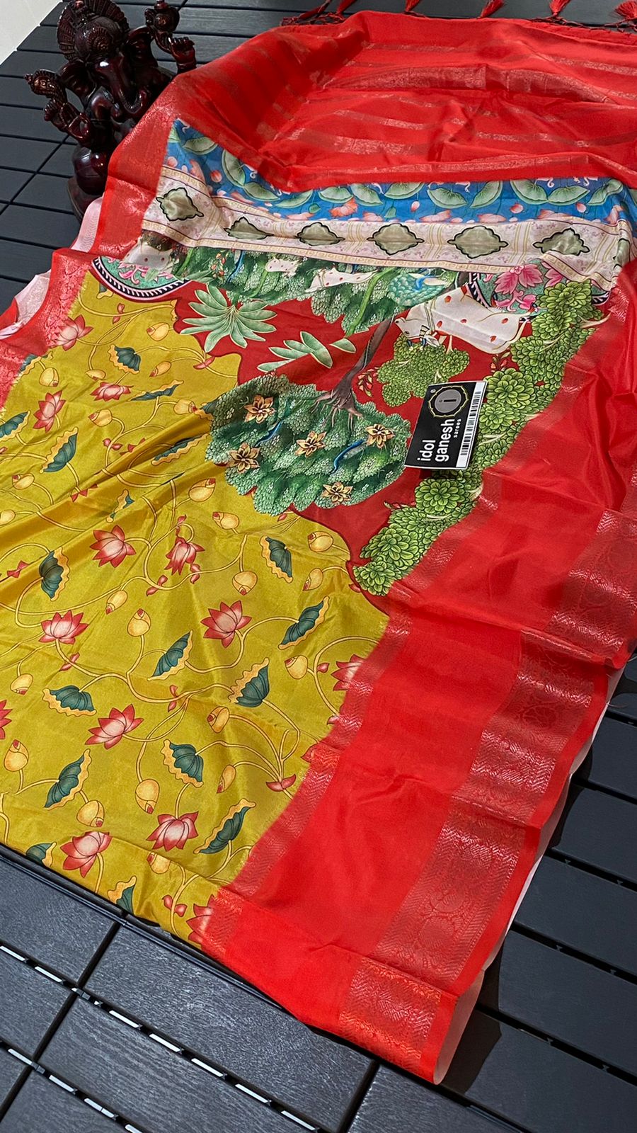 IG3963 Lite weight soft katan silk pattu