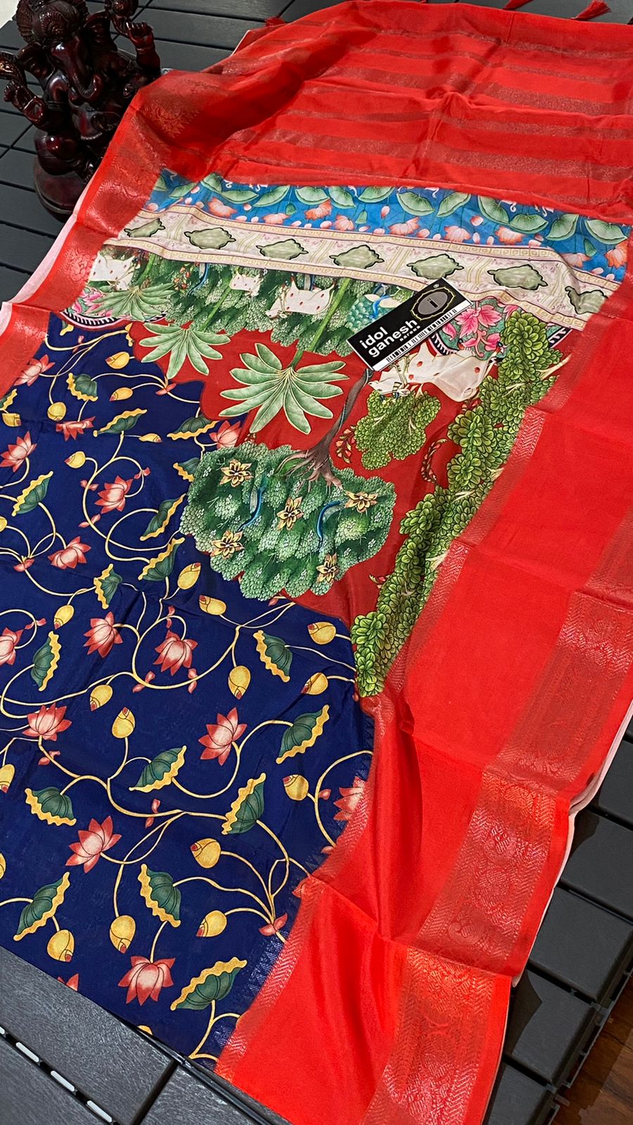 IG3963 Lite weight soft katan silk pattu