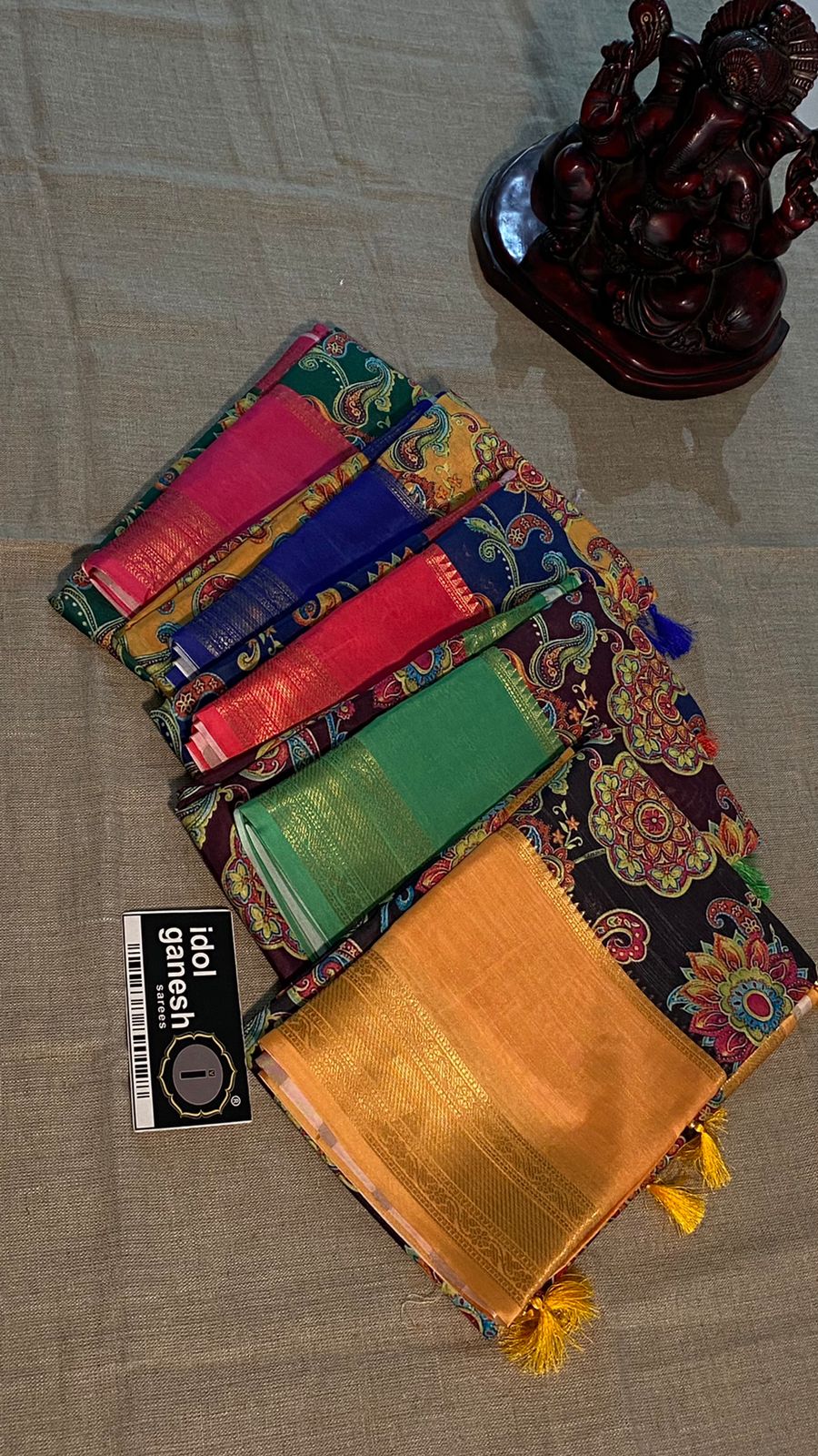 IG3983  lite weight soft silk kanchi weaving