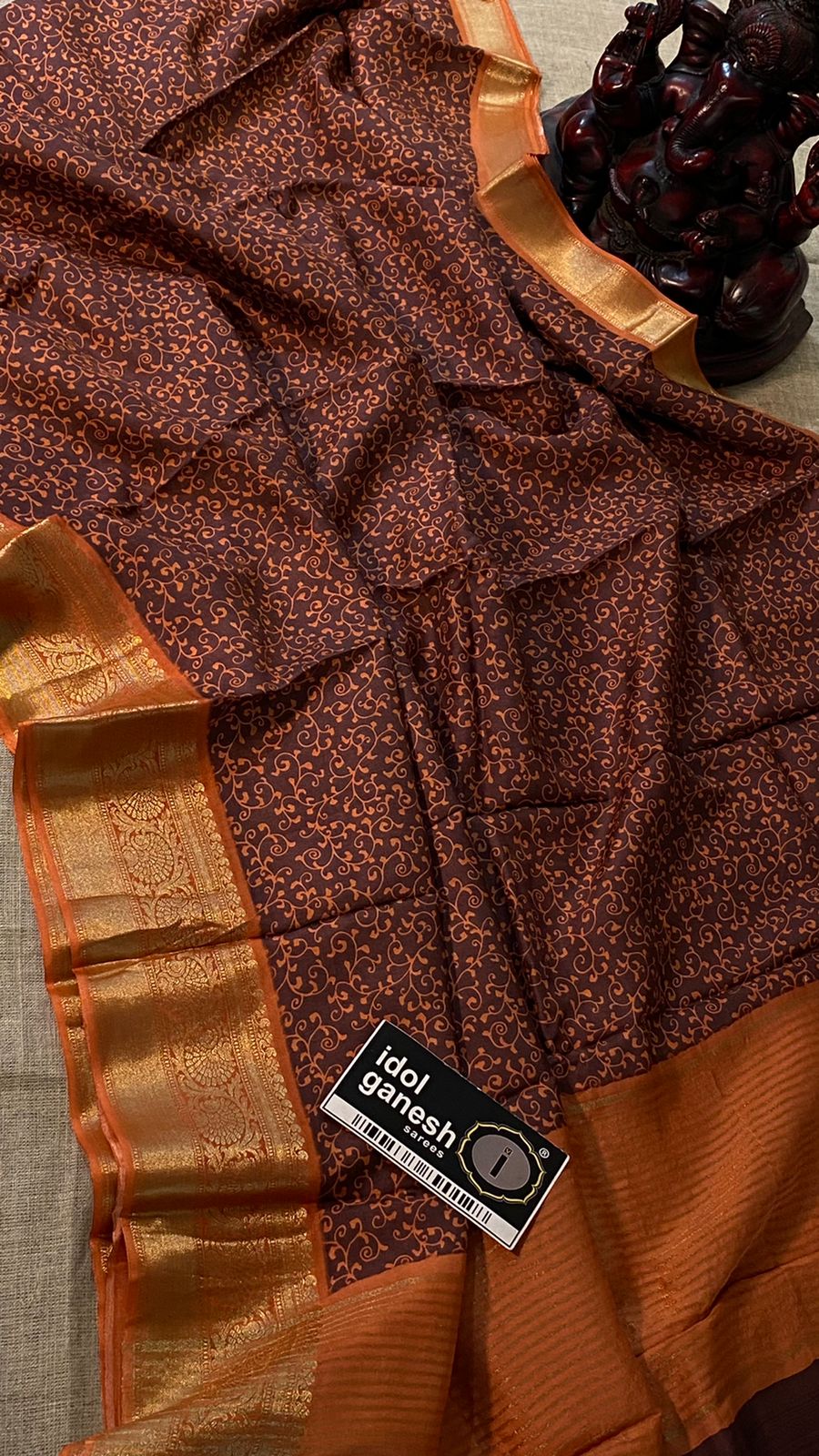 IG4064 pure munga silk pattu 