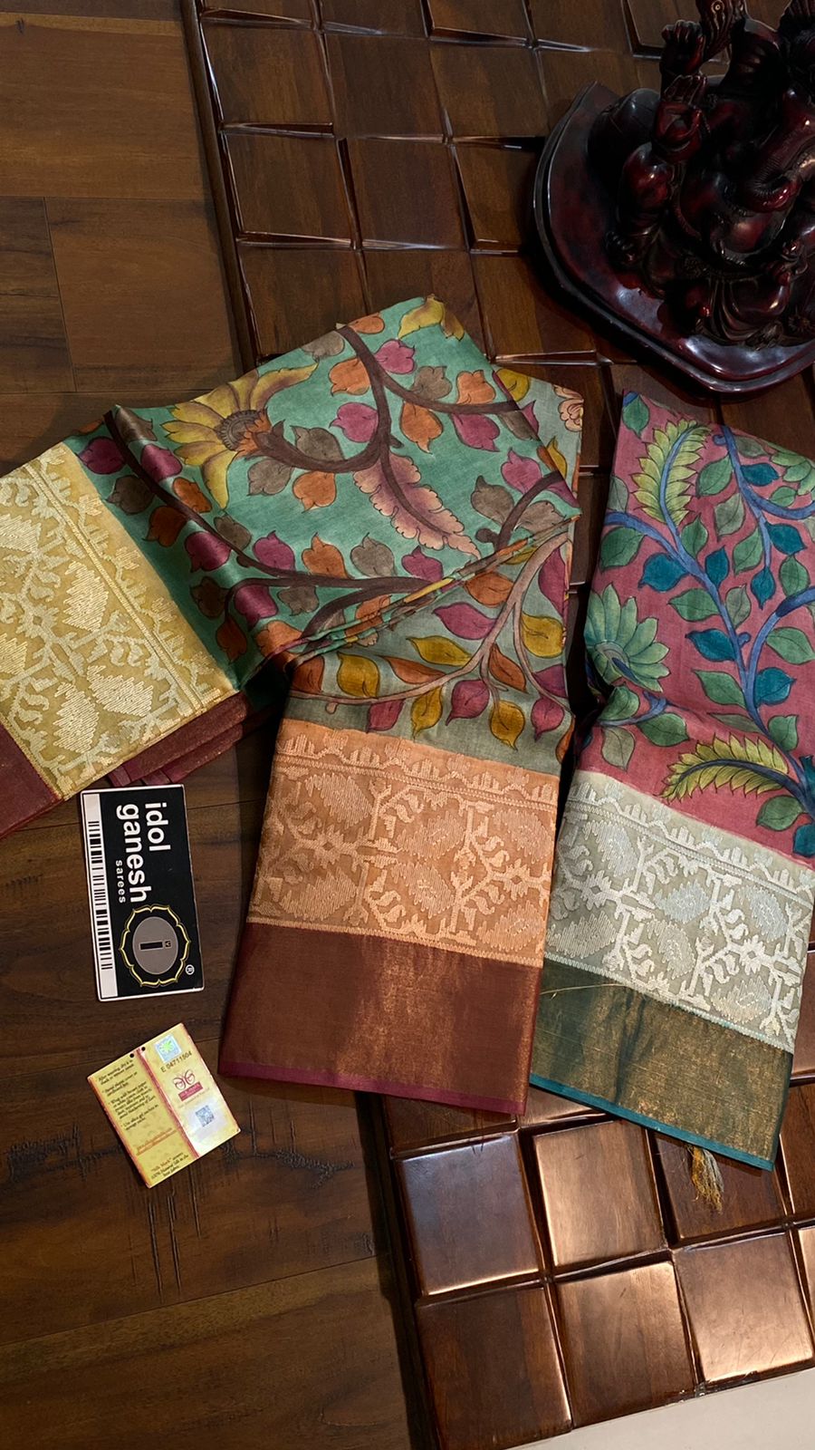 IG4088 pure Handloom desi tusser 