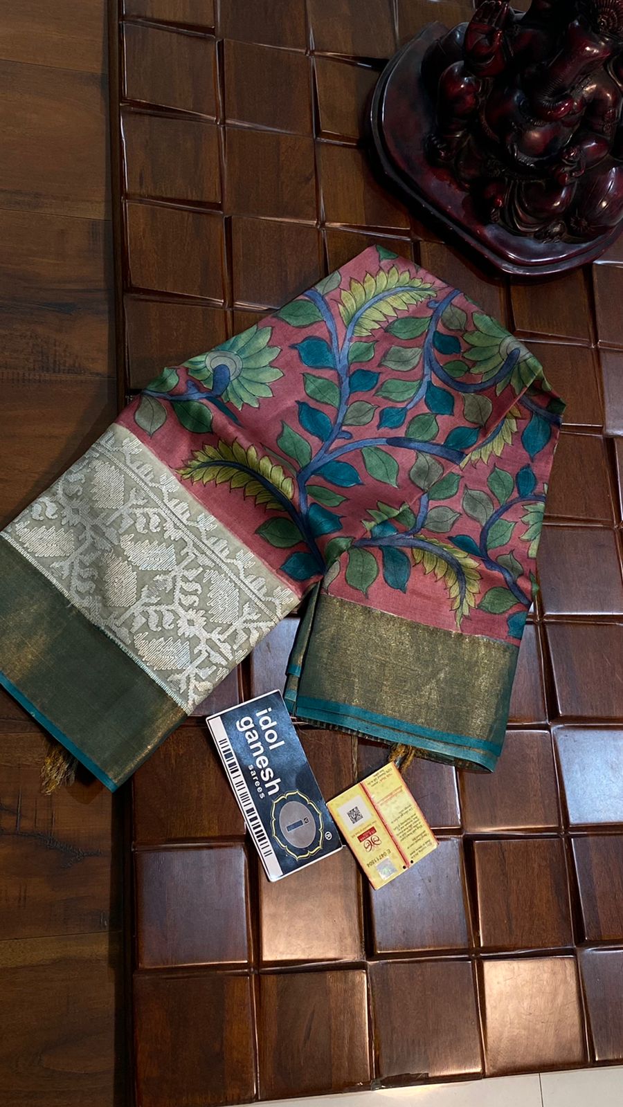 IG4088 pure Handloom desi tusser 