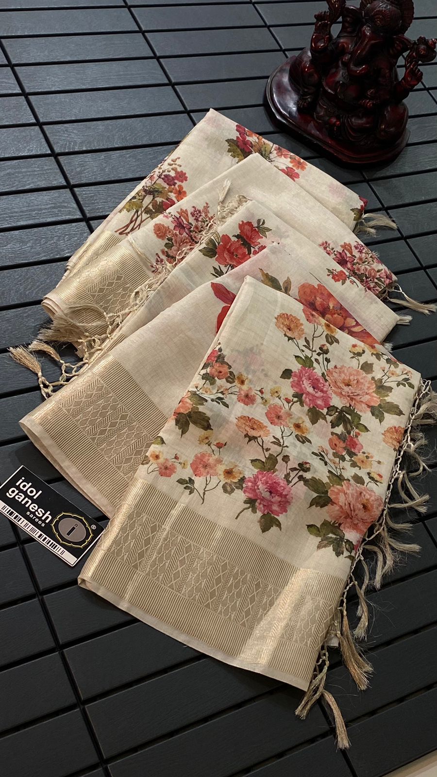 IG4096 lite waight pure handloom soft tishu Lenin 