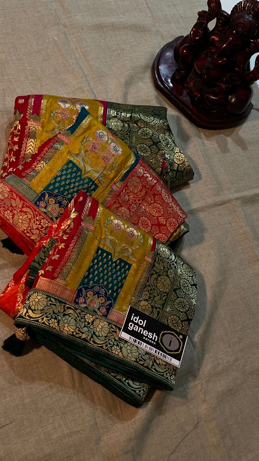 IG4228 pure munga silk pattu