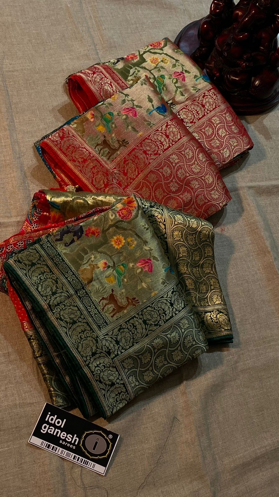 IG4229 pure munga silk pattu 