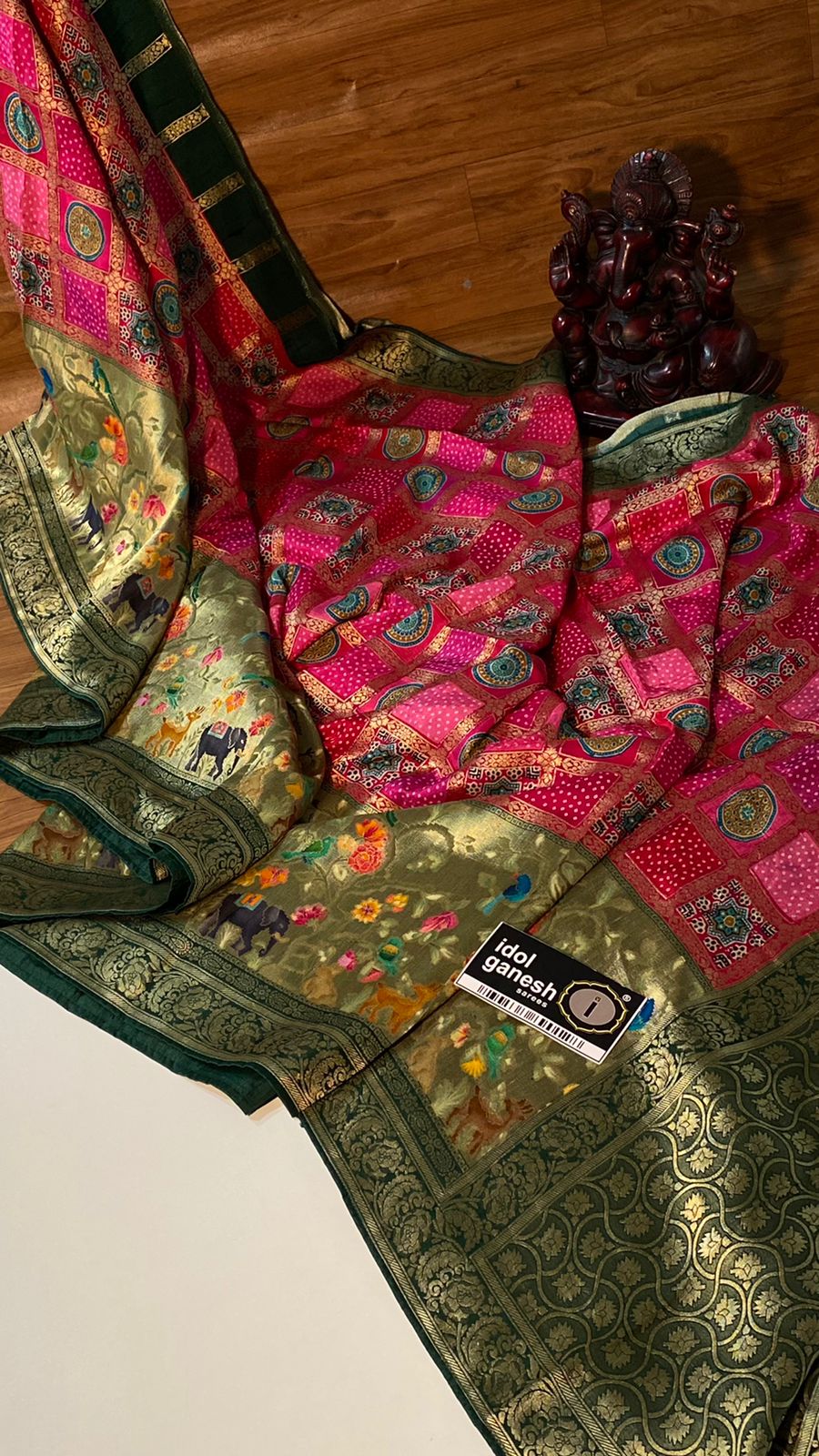 IG4229 pure munga silk pattu 