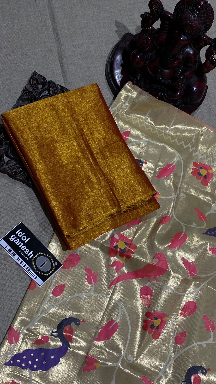 IG4261pure Handloom tishu kaadhi 