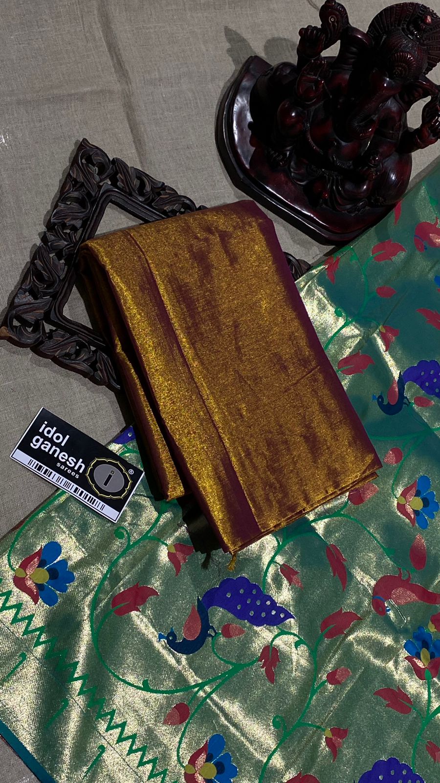 IG4261pure Handloom tishu kaadhi 