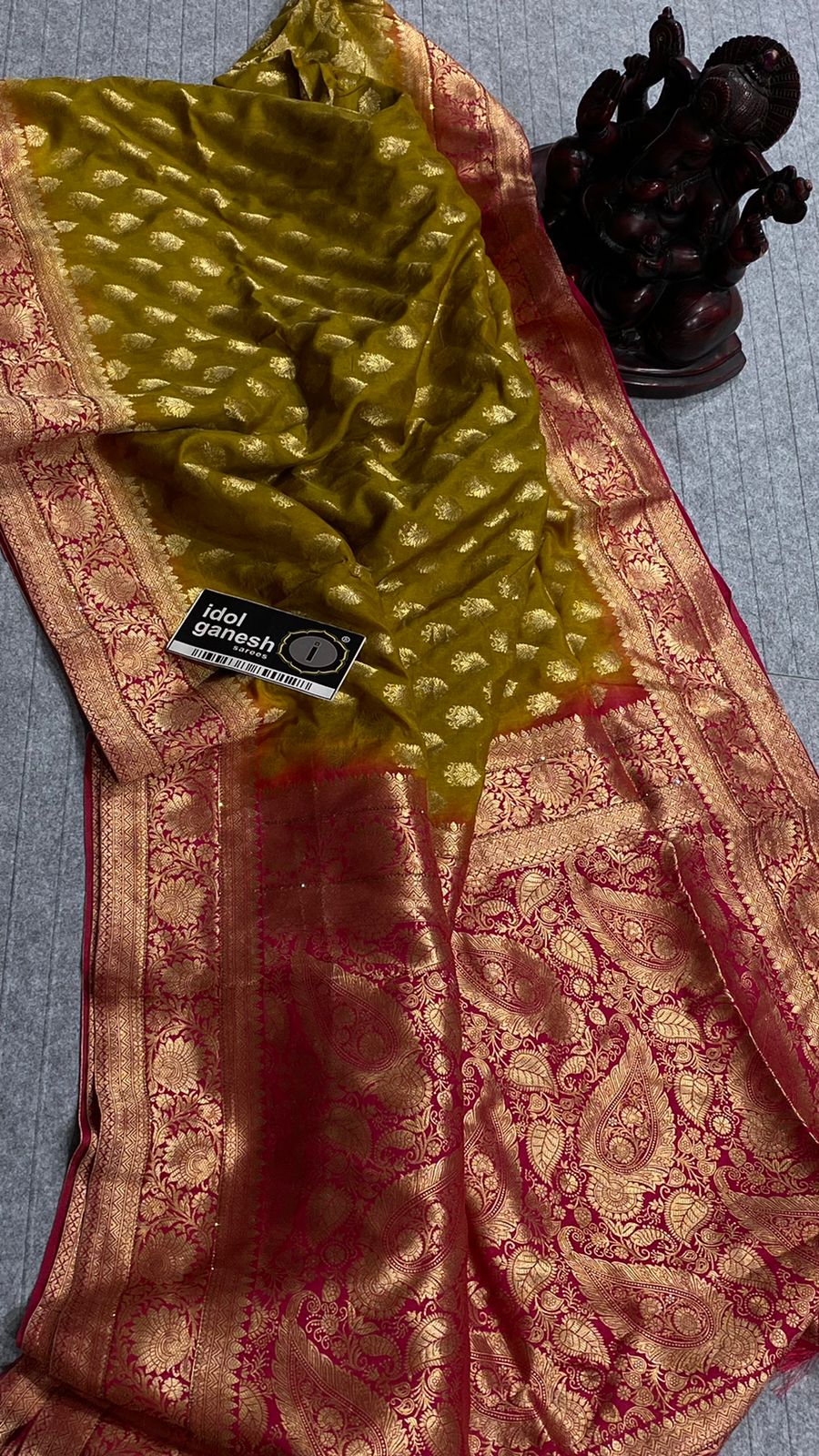 IG4315 pure munga silk pattu  