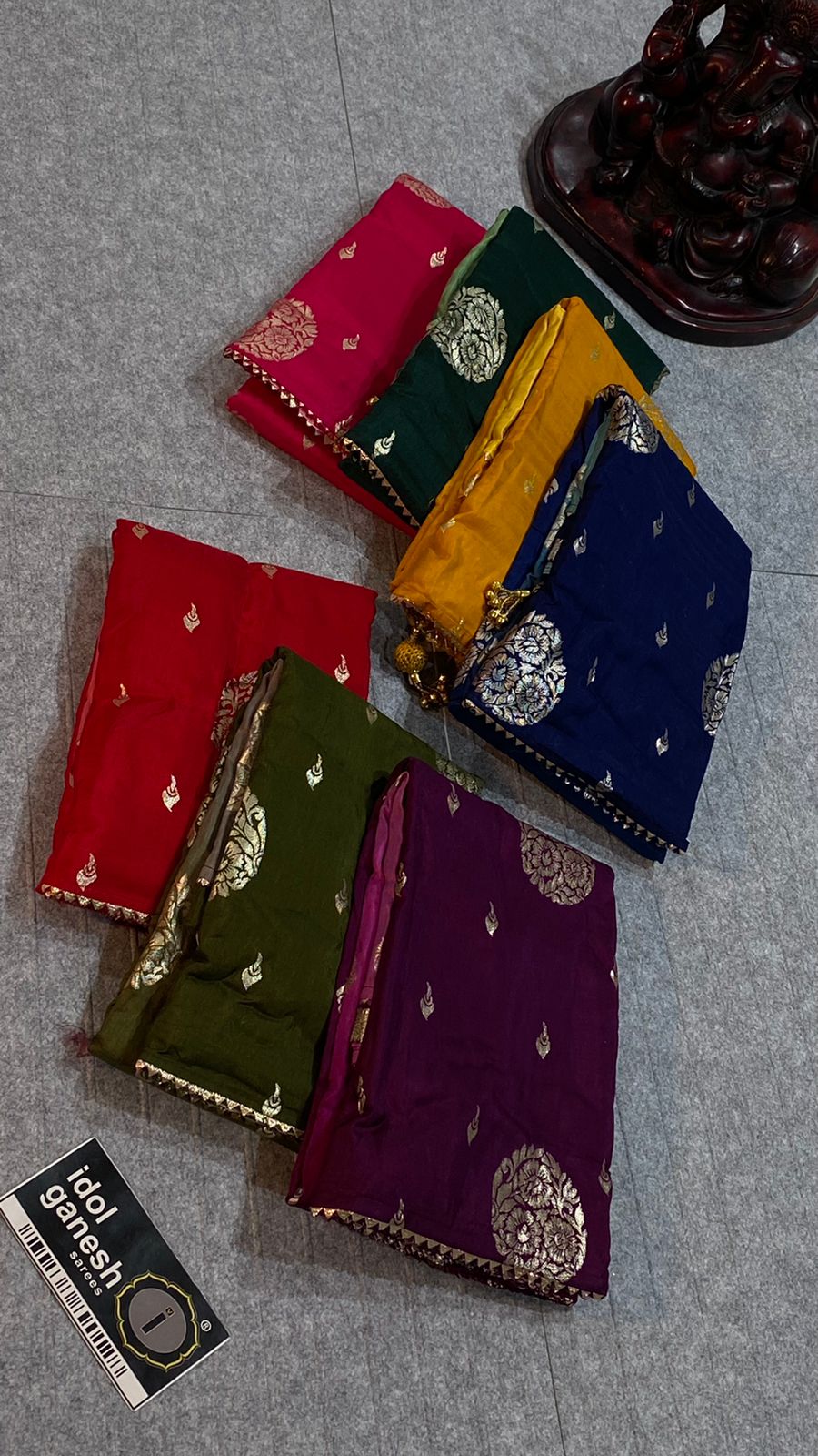 IG4323 pure munga silk pattu 