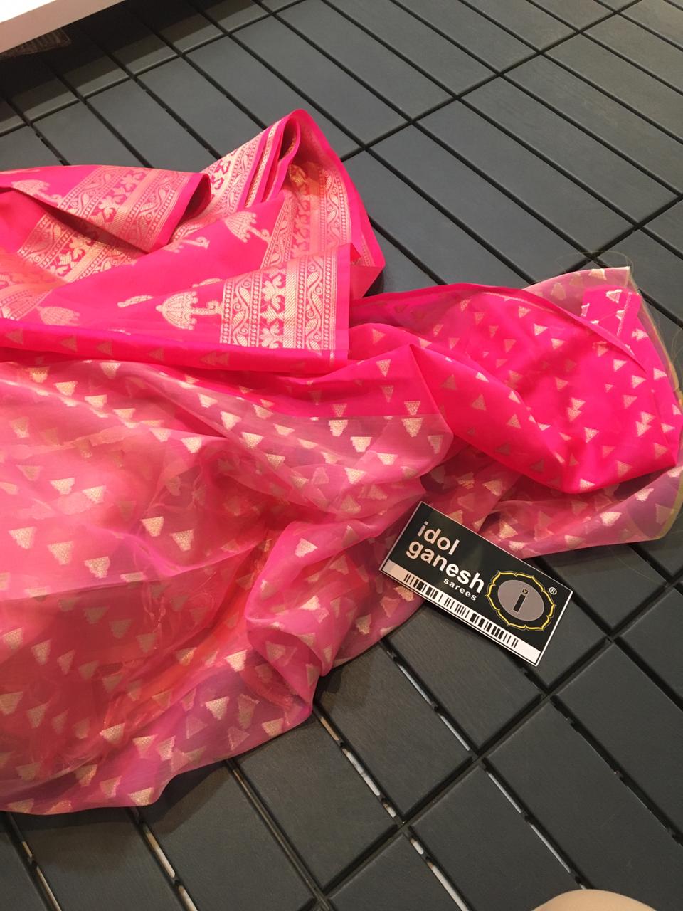 IG433 Lite weight kanchi kora sarees