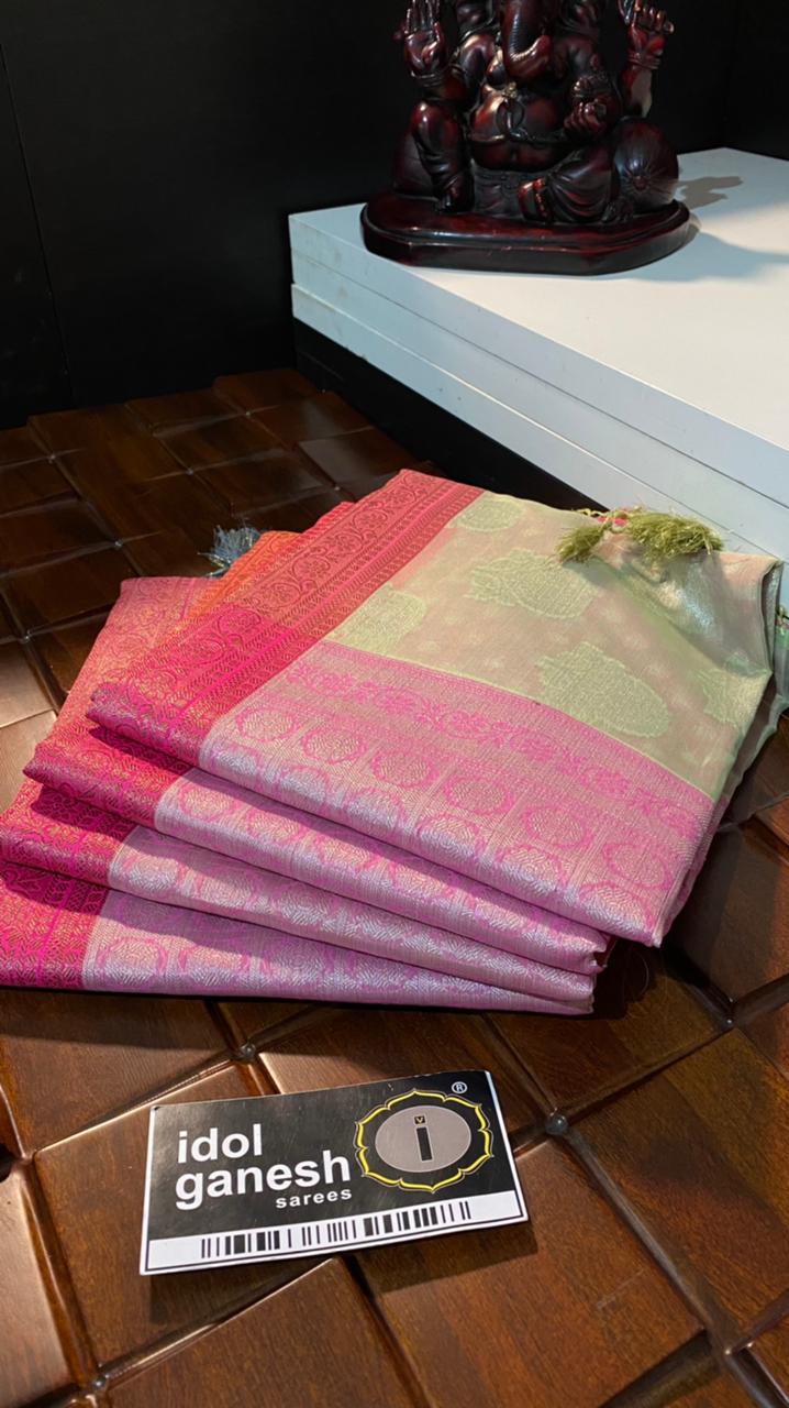 IG434 Lite weight kanchi kora sarees