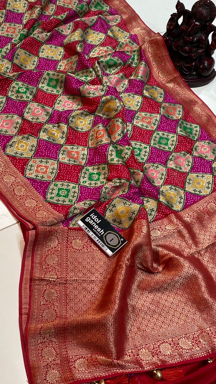 IG4412 pure munga silk pattu 