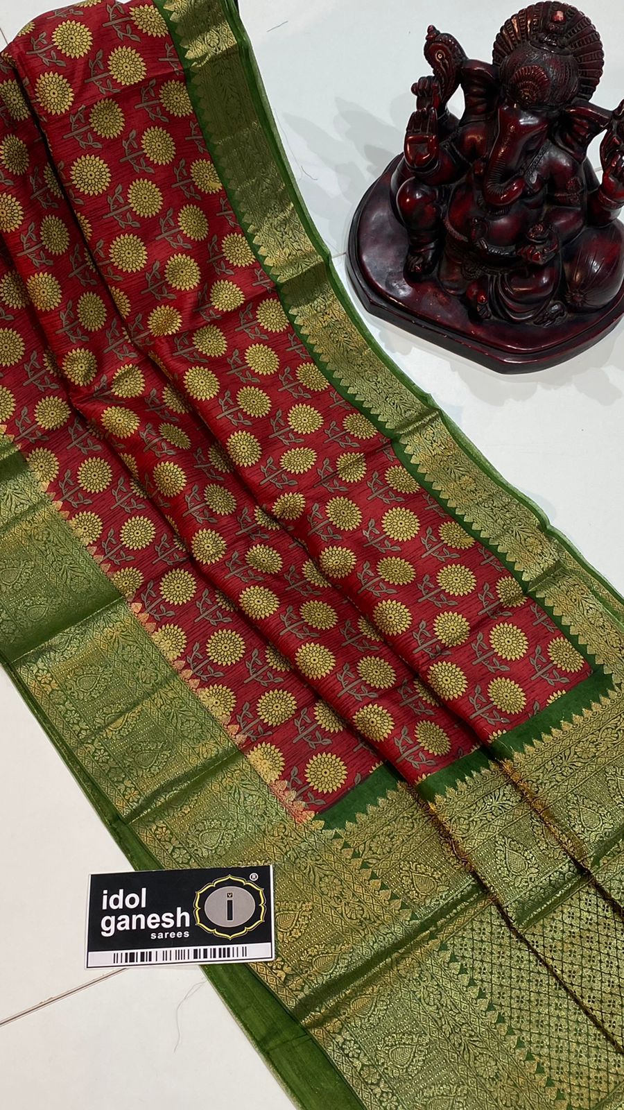 IG4438 lite weight pure  munga silk pattu