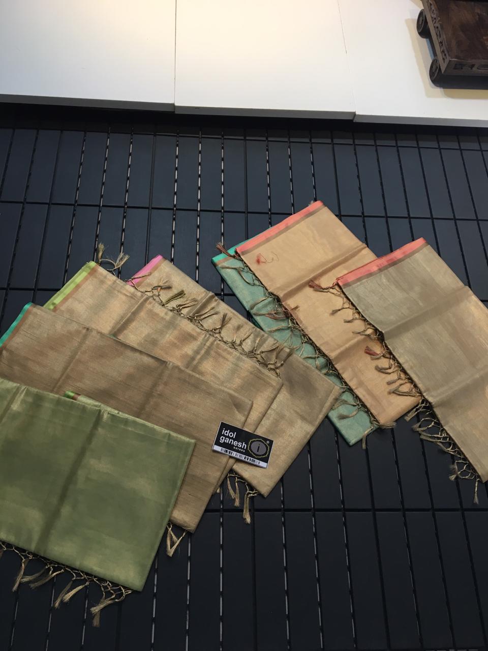 IG445 Lite weight tissue sarees 