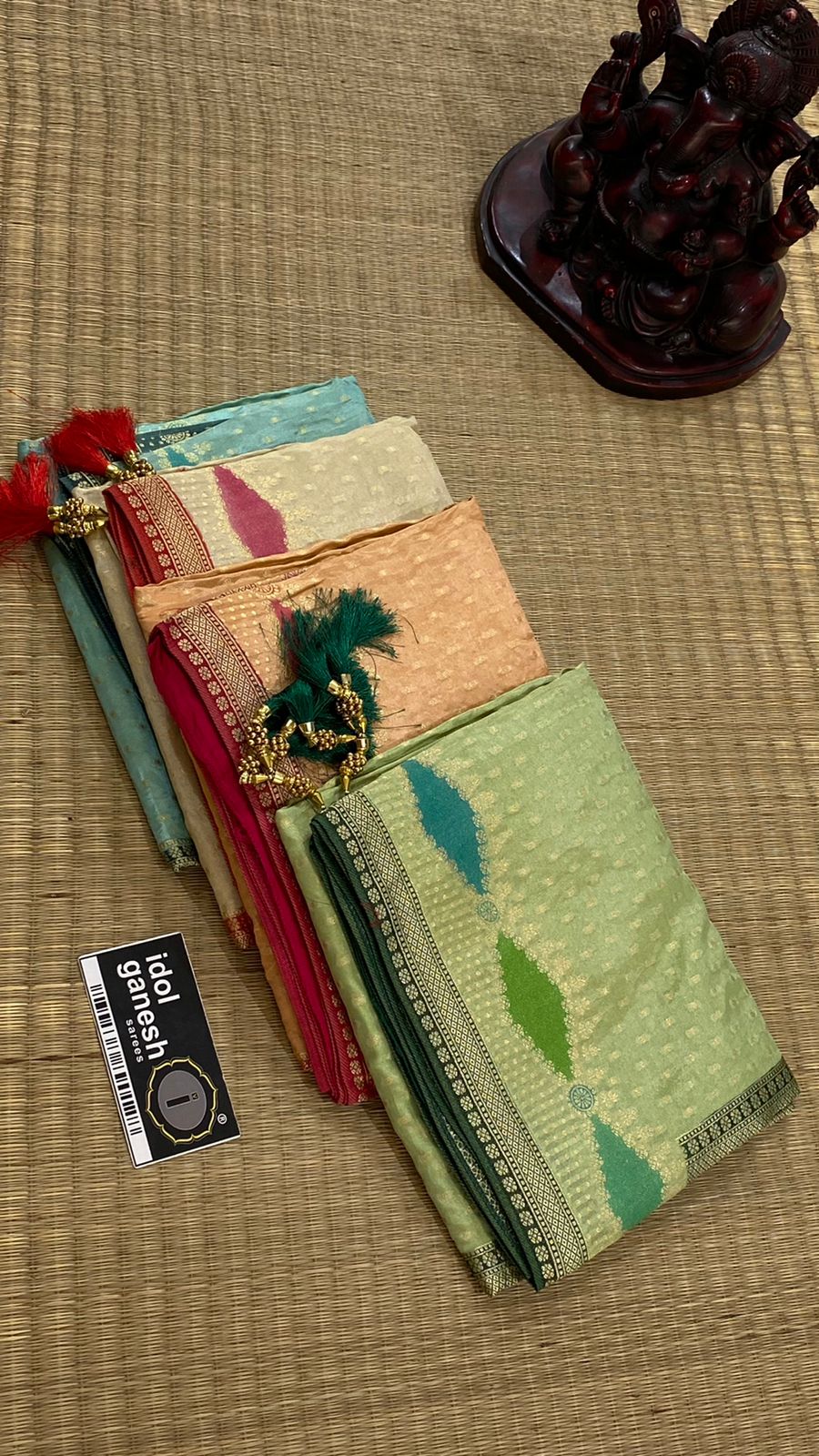 IG4463 pure munga silk pattu 