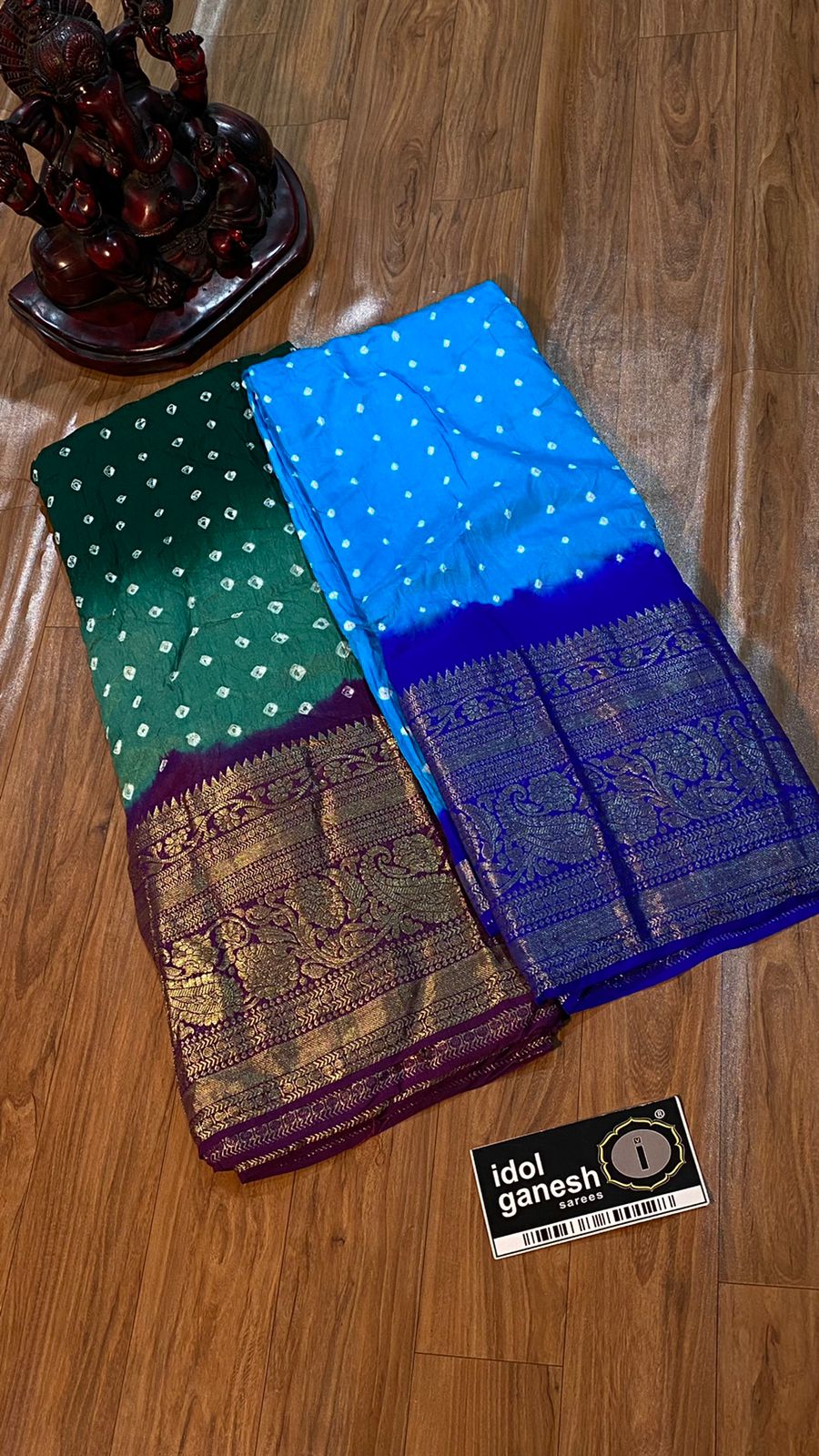 IG4480 pure Handloom silk jari Kanchi