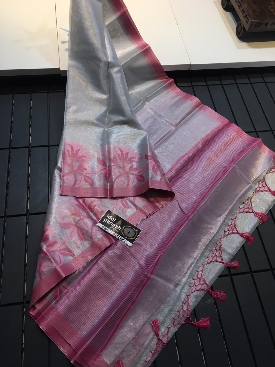 IG450 Lite weight  tissue sarees