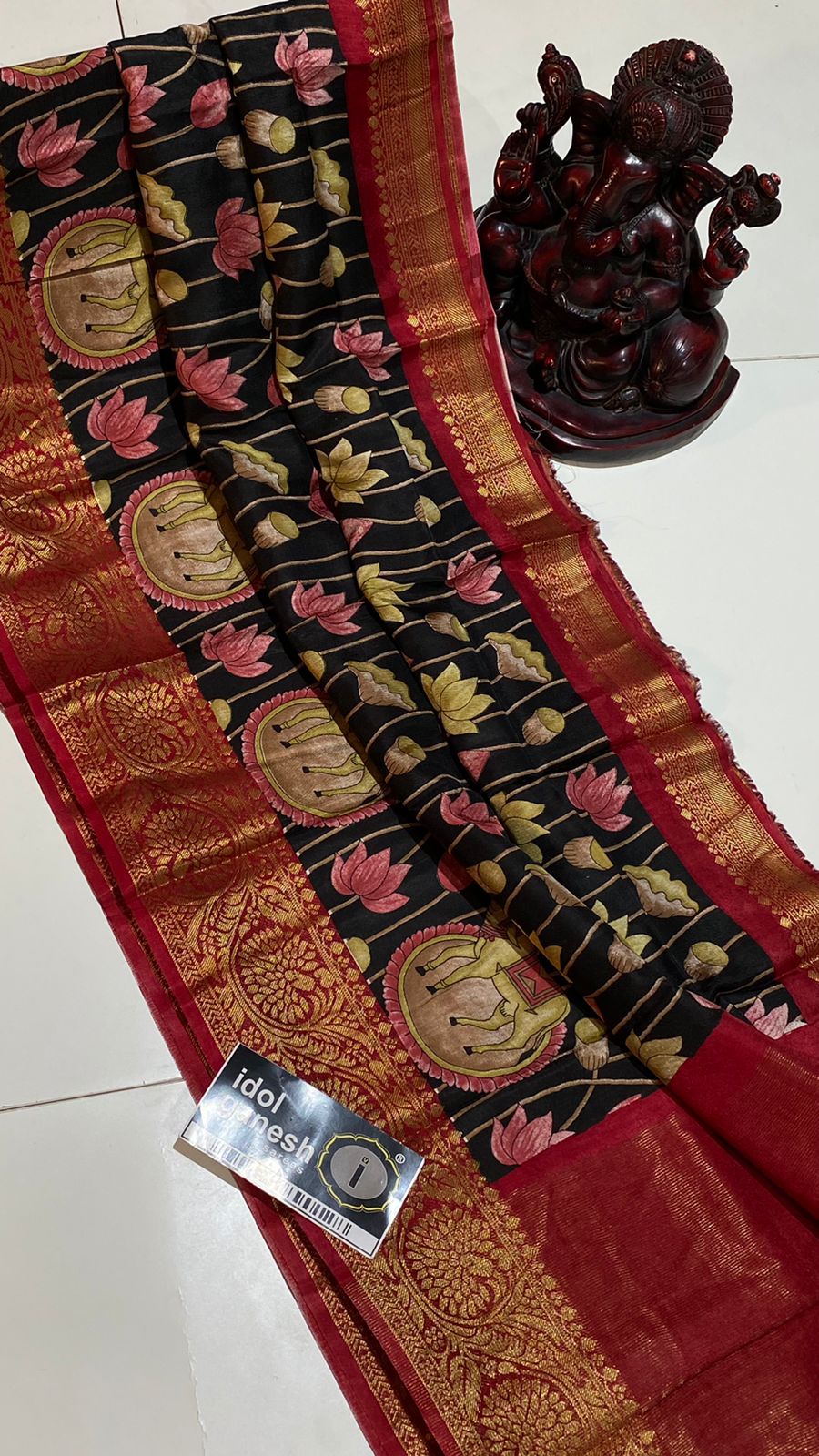 IG4528lite weight pure  munga silk pattu 