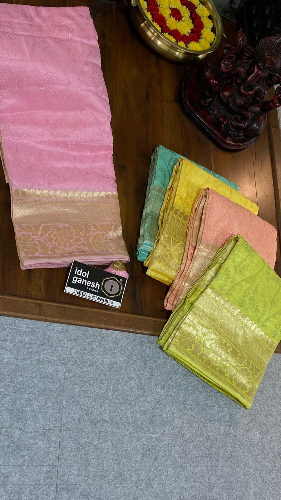 IG4564 pure munga silk pattu 