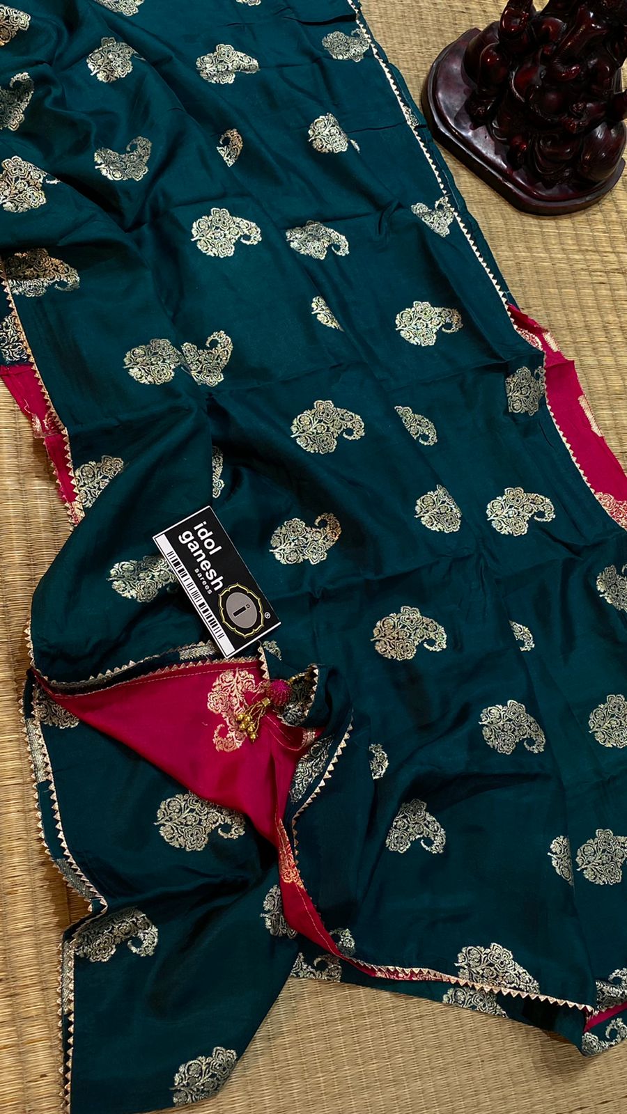 IG4569 pure munga silk pattu 