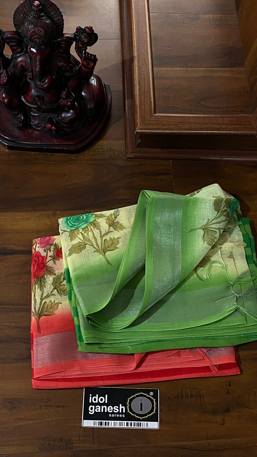 IG4817 lite weight lenine sarees 