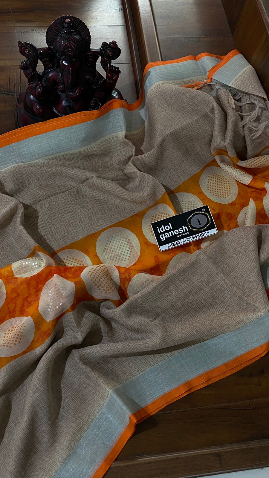 IG4818 lite weight lenine sarees IG4818 lite weight lenine sarees