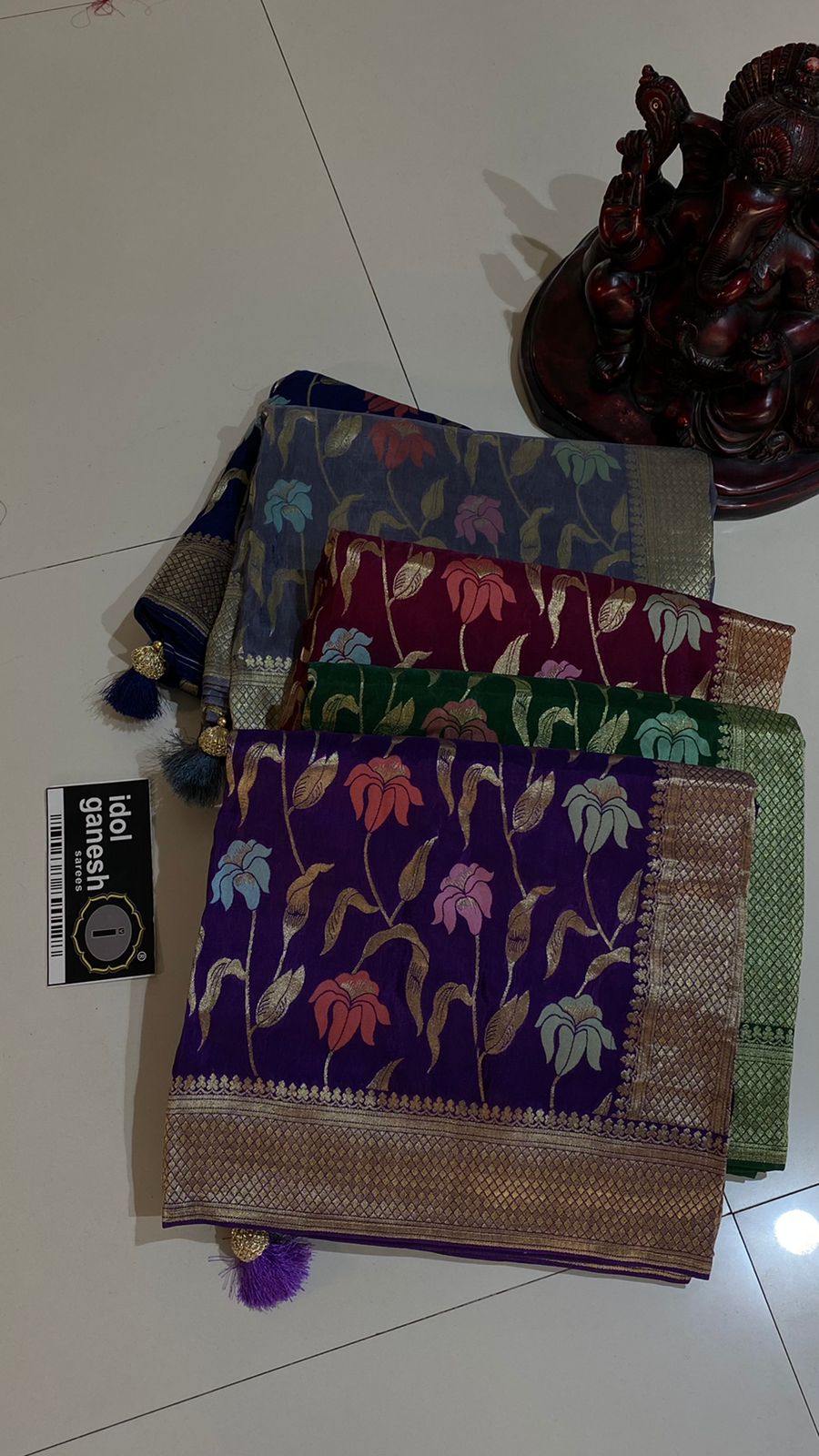 IG4889 lite weight pure munga silk pattu 
