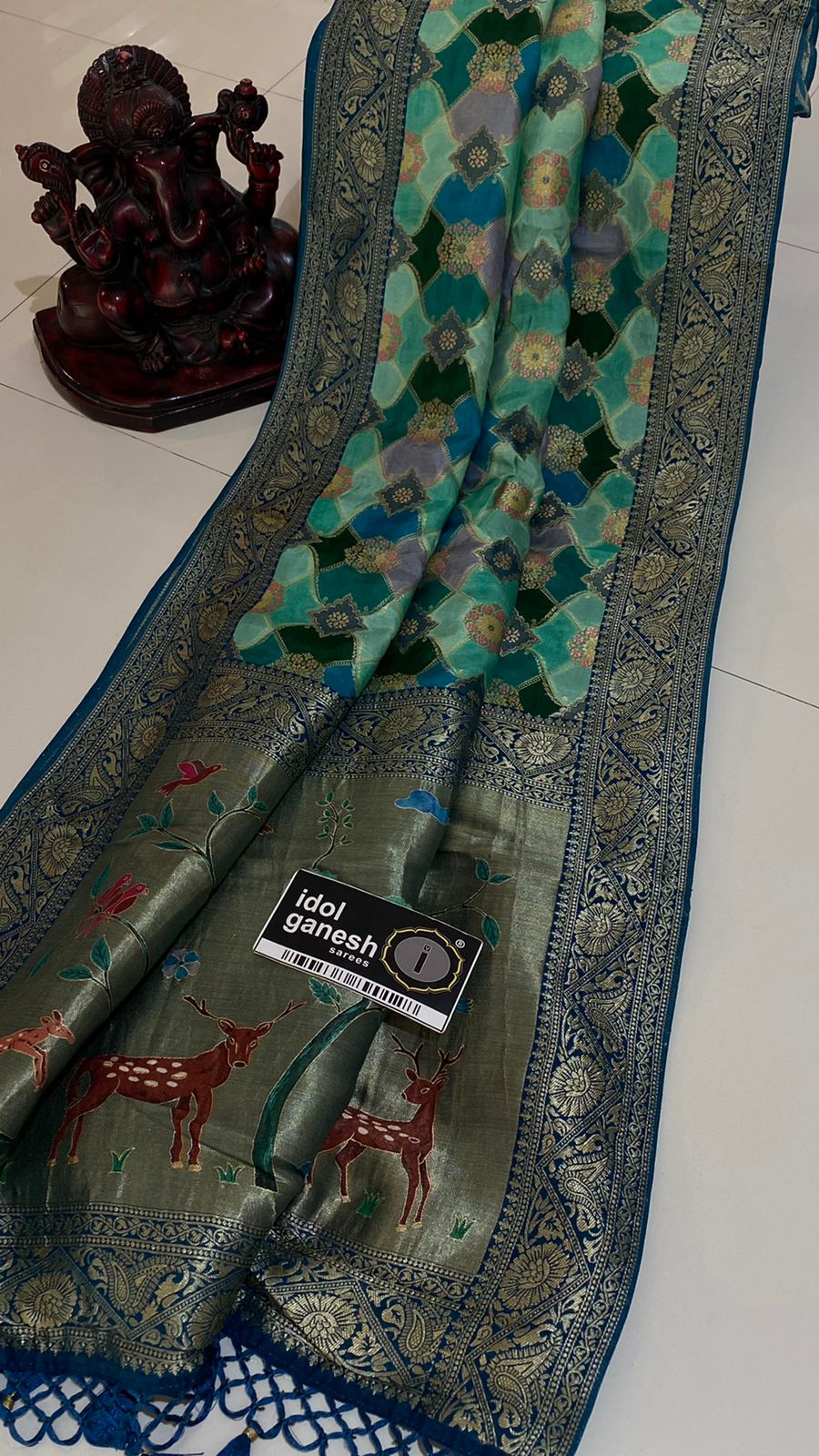 IG5011 pure munga silk pattu 