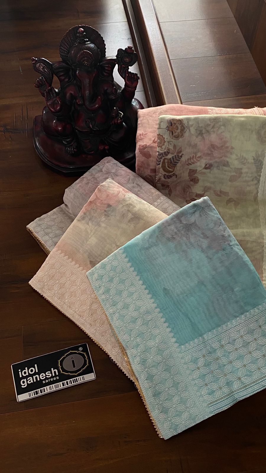 IG5040 Lite weight soft chanderi print  