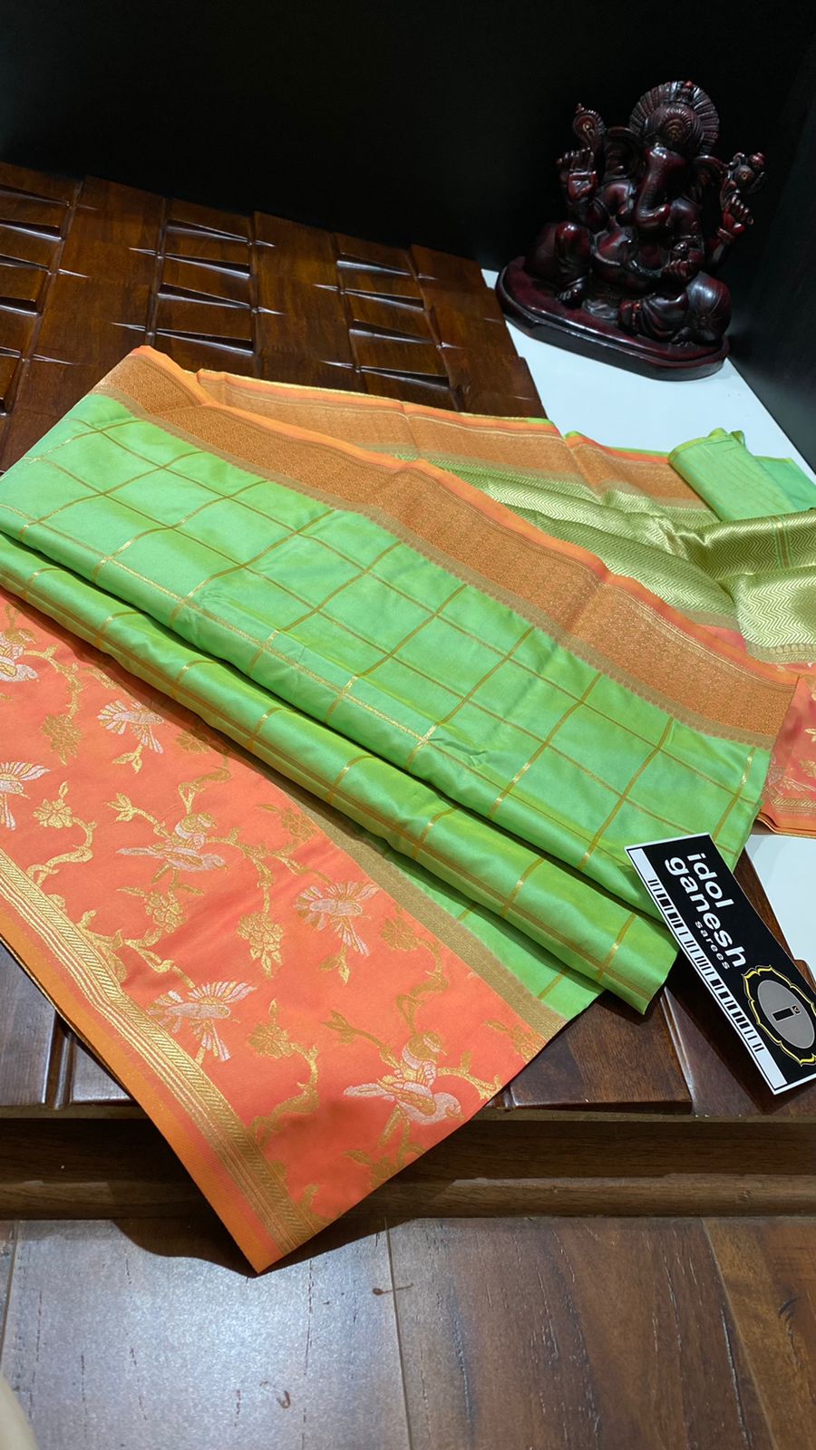 IG506 Pure munga silk pattu