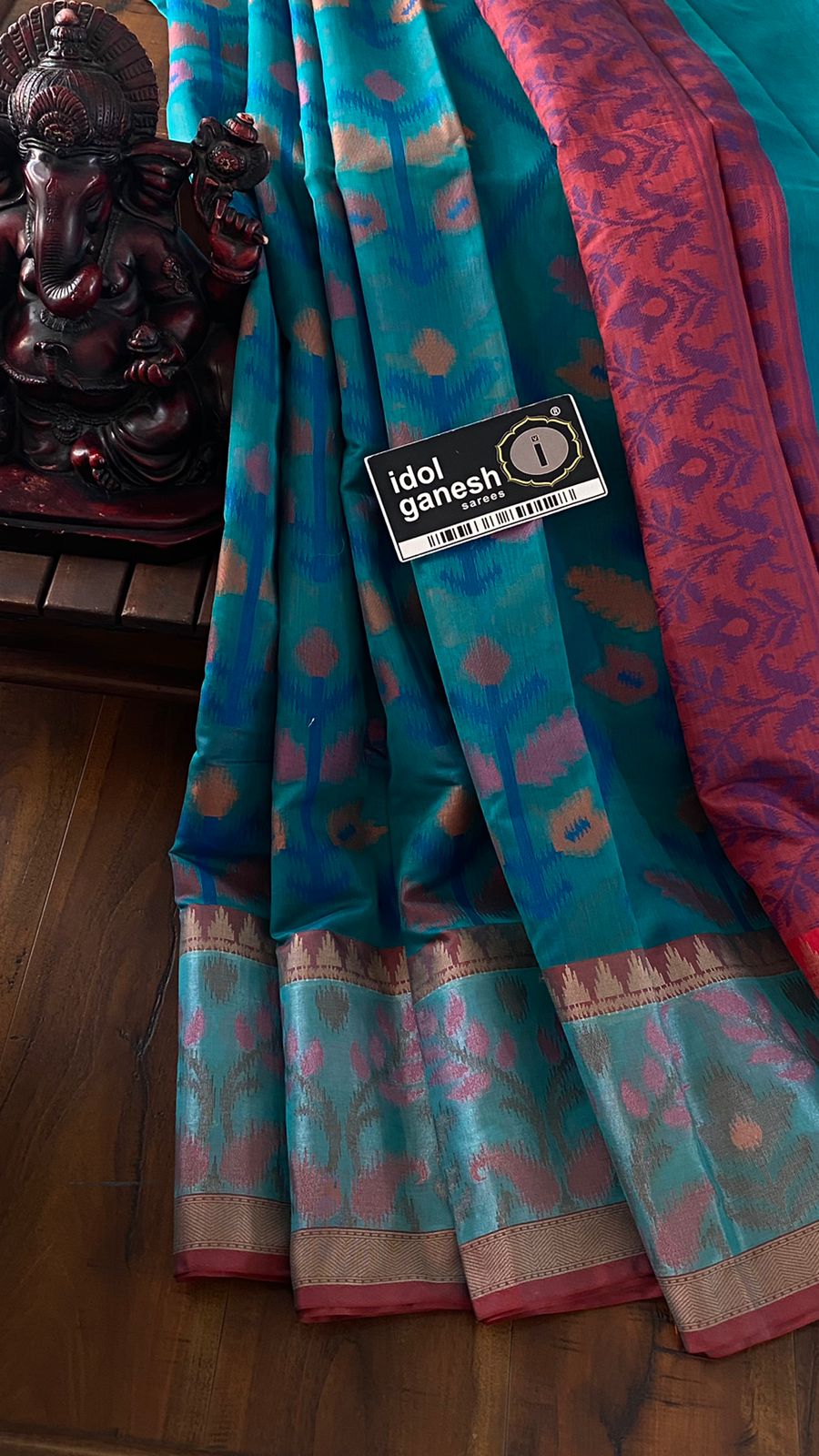 IG5119 lite weight Soft chanderi ikkat Weaving IG5119 lite weight Soft chanderi ikkat Weaving