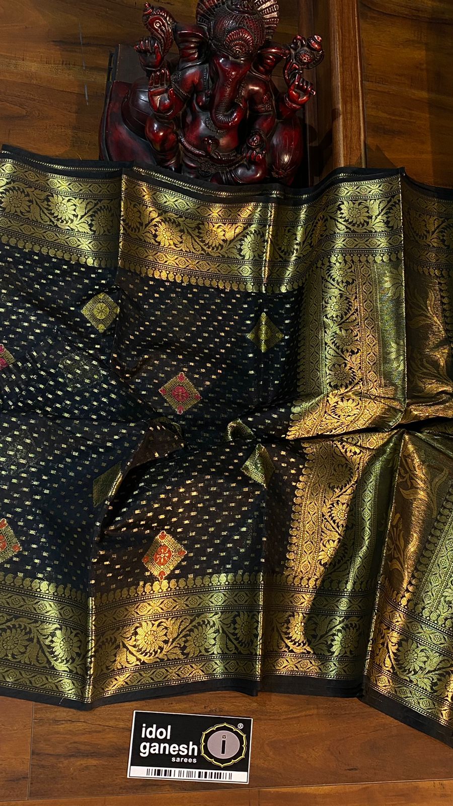 IG5207  Lite weight soft chanderi butta weaving