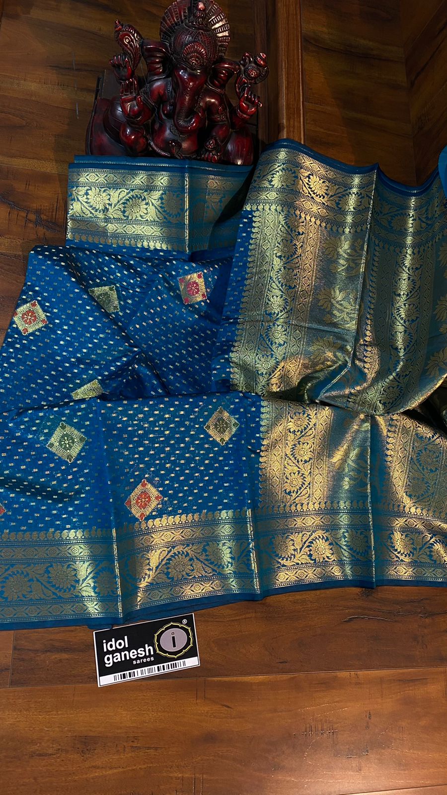 IG5207  Lite weight soft chanderi butta weaving