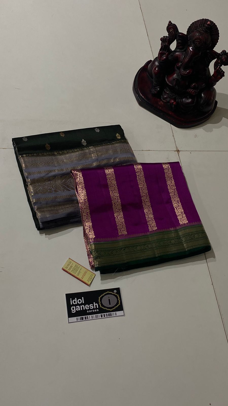 IG5227  Pure handloom raw mango pattu