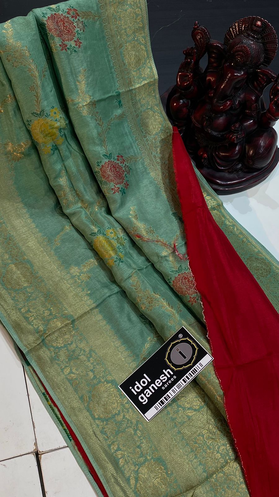 IG5248 lite weight pure munga silk pattu  