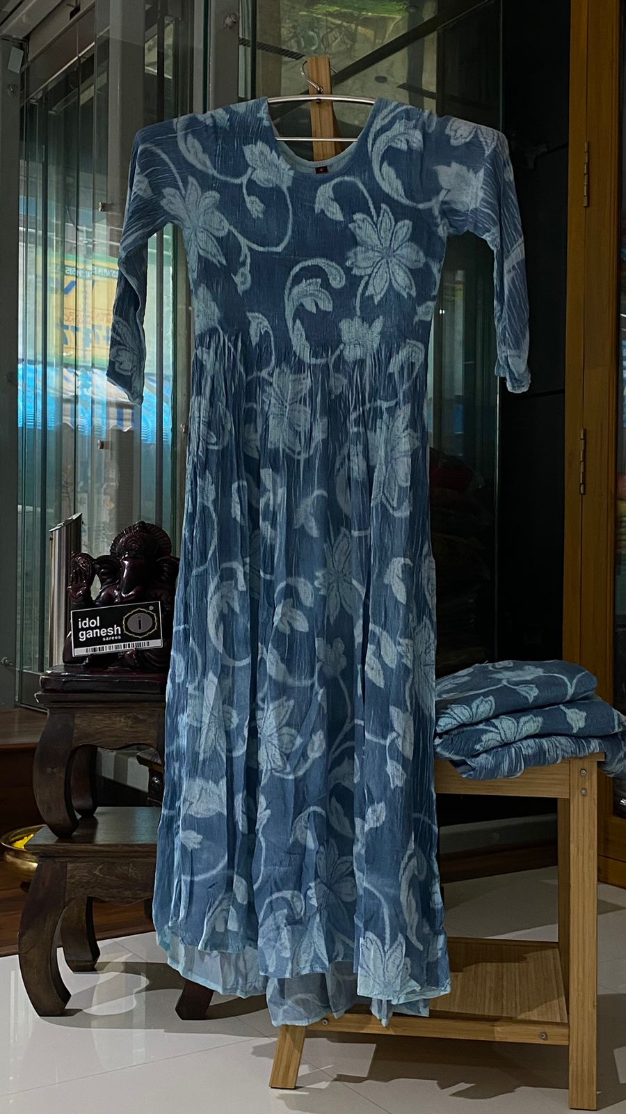 IG5263 pure cotton wrinkle crush gownes IG5263 pure cotton wrinkle crush gownes