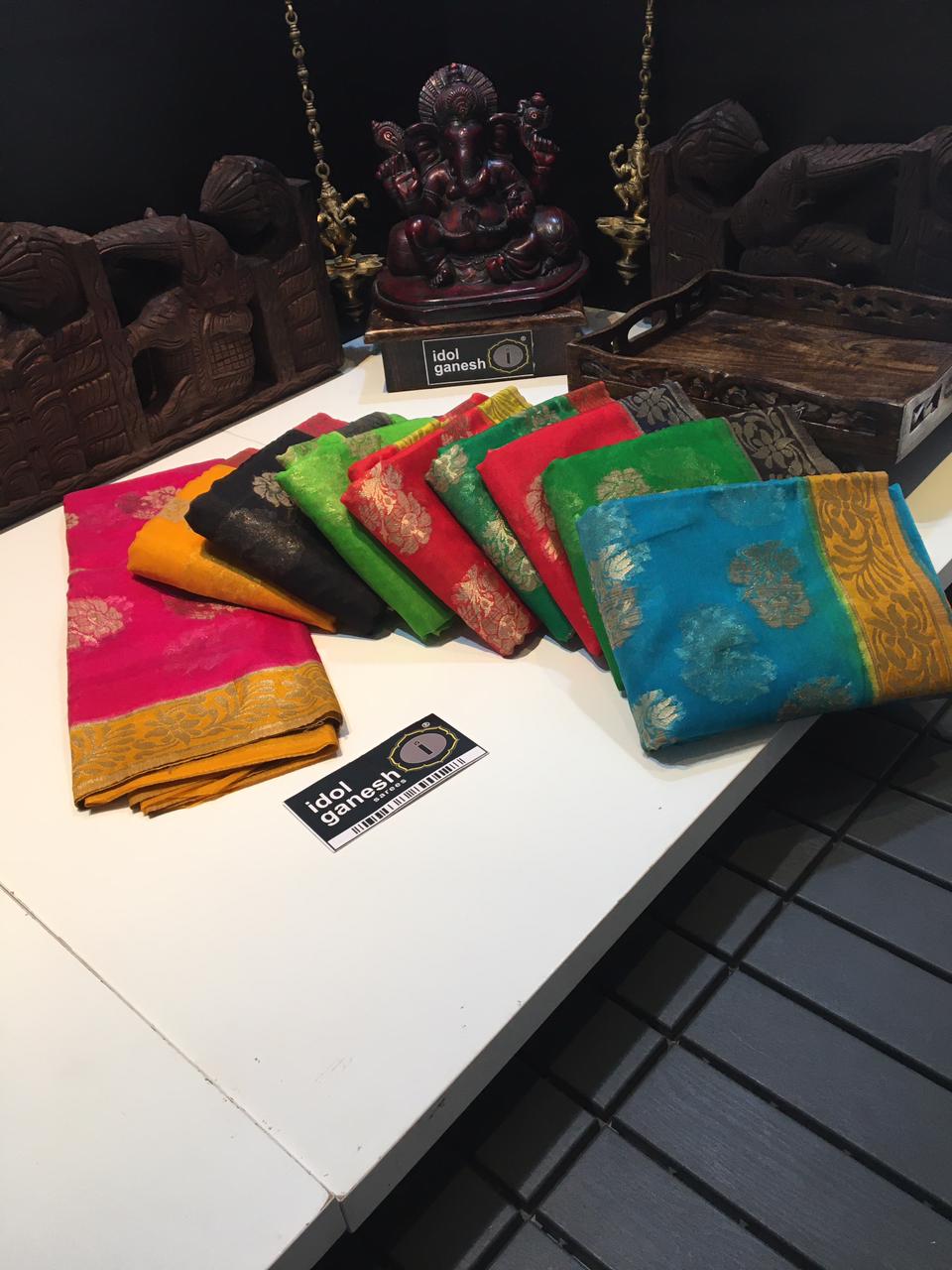 IG540 Lite weight kora sarees