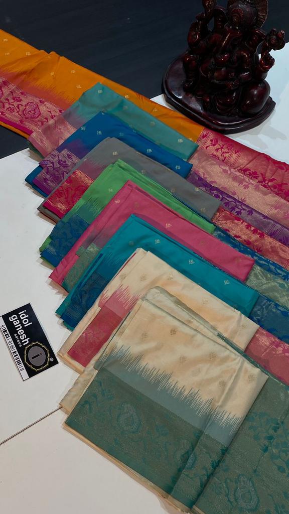 IG5446  lite weight soft south silk pattu  