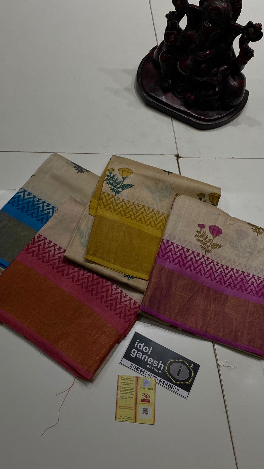 IG5474  Pure handloom tussar 