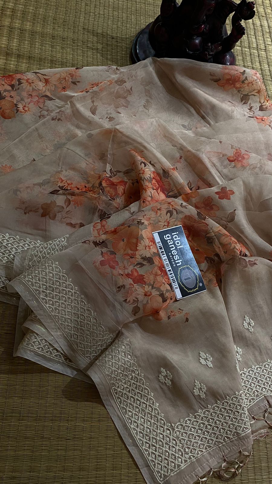 IG5571  Lite weight organza sarees  