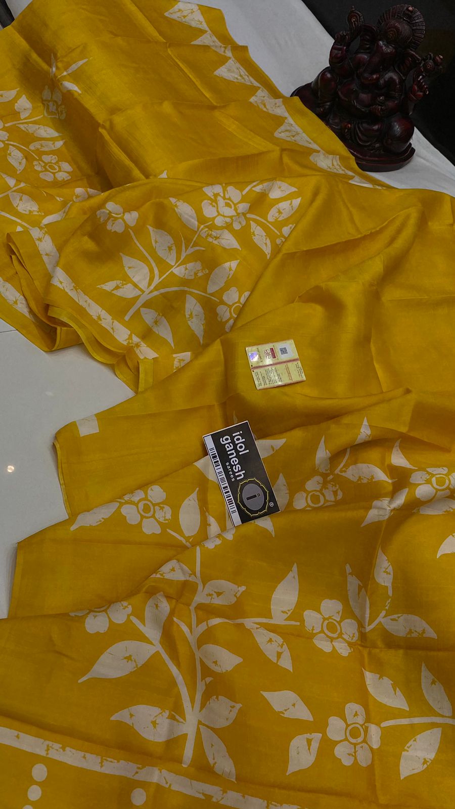 IG5635 pure handloom pure silk tussar sarees   