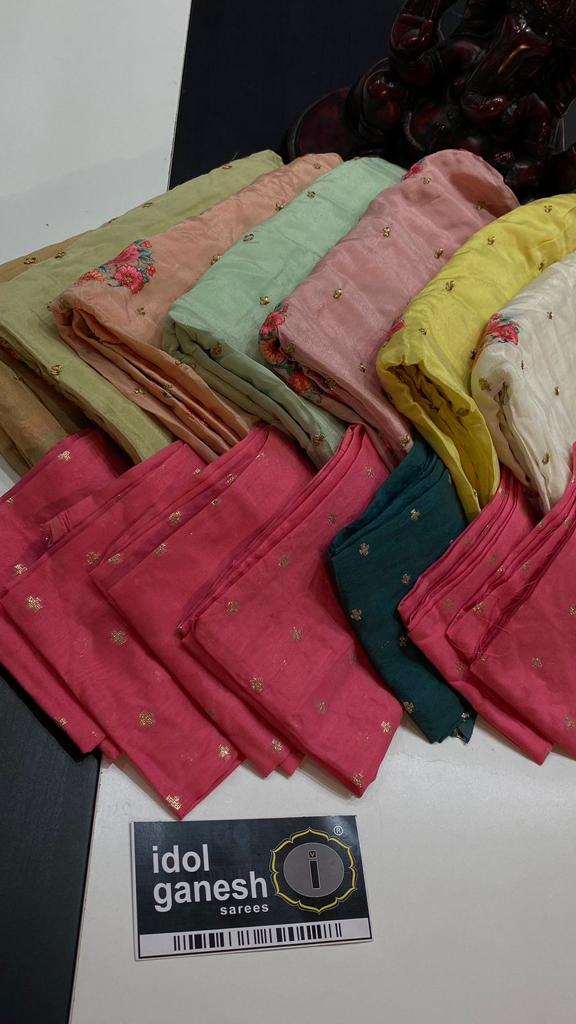 IG5653 pure handloom chinone georgette 